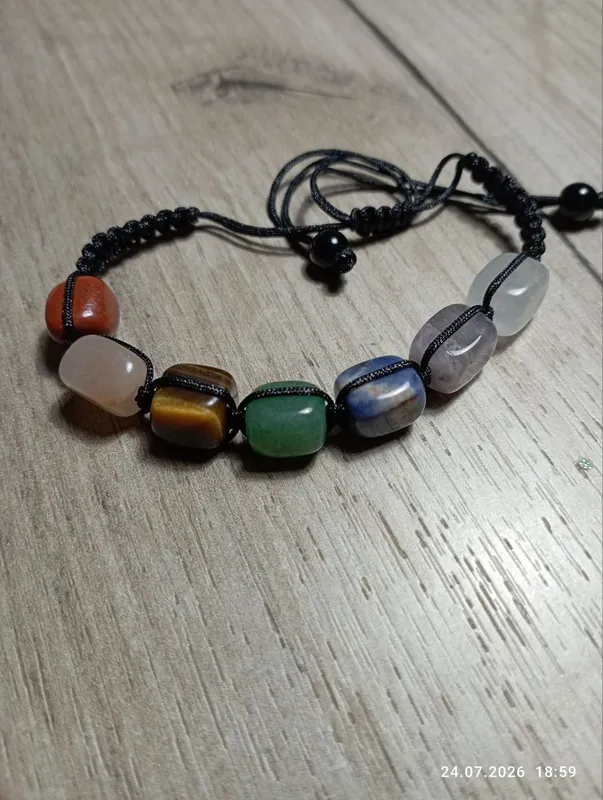 7 chakra to‘qilgan bilaguzuk