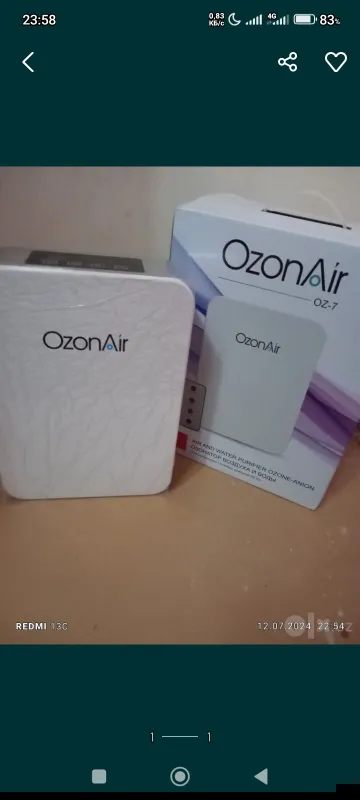 Устройство для очистки воды и воздуха Ozon 1 Устройство для очистки воды и воздуха Ozon 1