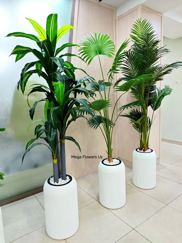 Suniy daraxt va gullar Искусственные цветы и деревья