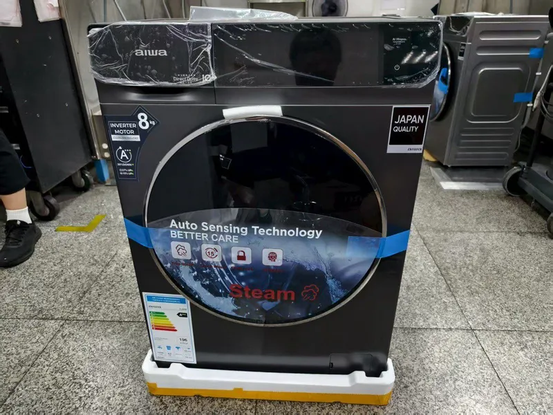 Стиральная машина AIWA Ai 8000 (8 кг) — Японский Стиль «Сильвер & Черн 1