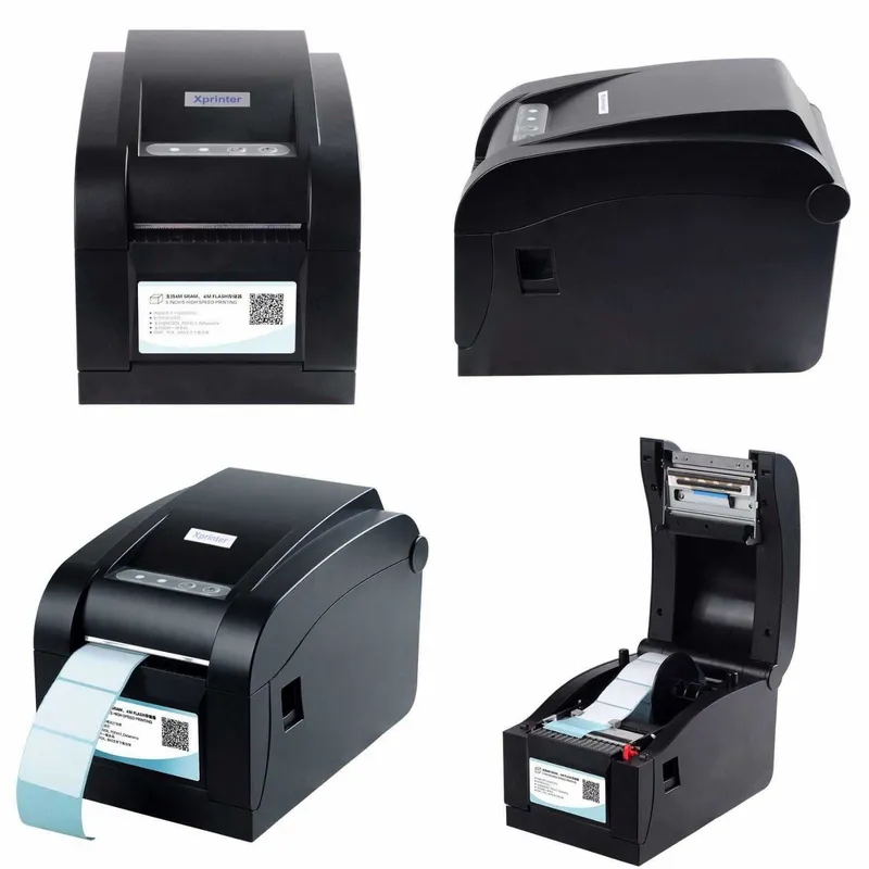 Xprinter XP-350B (USB + Serial) — Barcode printer | Rasmiy NDS bilan — фото 1