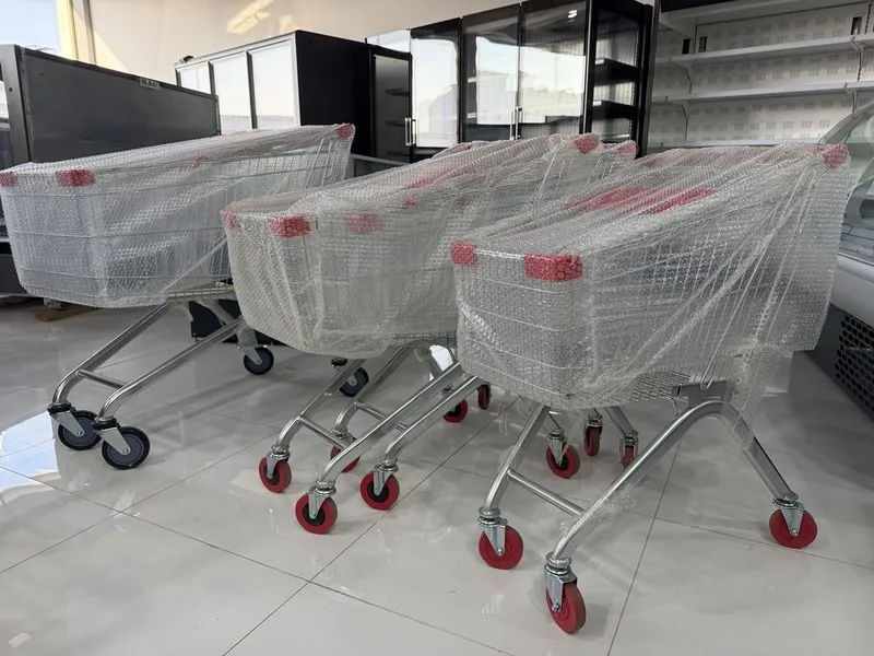 Supermarketlar uchun xarid aravachasi 2 Supermarketlar uchun xarid aravachasi 2