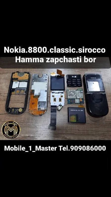 Nokia.8800.Zapchastlari Aksesuarlari bor — фото 7