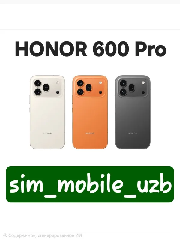 HONOR 600 Pro (2026) Супер скидка+Гарантия+Доставка 1 HONOR 600 Pro (2026) Супер скидка+Гарантия+Доставка 1