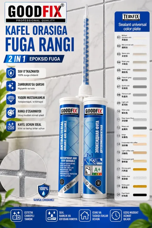 Fuga rangli kafel 2 Fuga rangli kafel 2