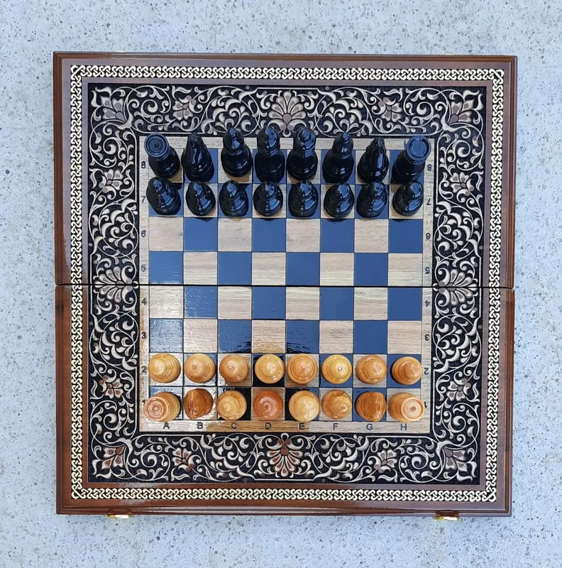 Shaxmat 40×40 fishka, futlyar komplekt — фото 1
