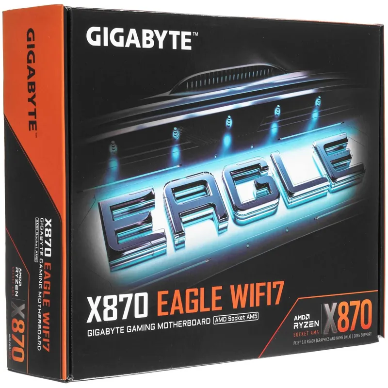 - Материнская плата MB Gigabyte AMD AM5 X870 EAGLE WIFI7 DDR5 3