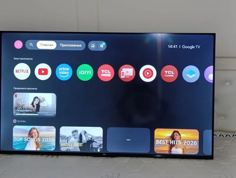 Телевизор TCL 55V6B 55" (138 см), 4K Ultra HD, Google TV 2