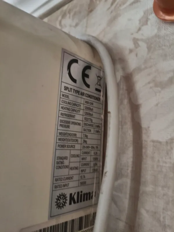 Продается кондиционер Klima 12 2 Продается кондиционер Klima 12 2