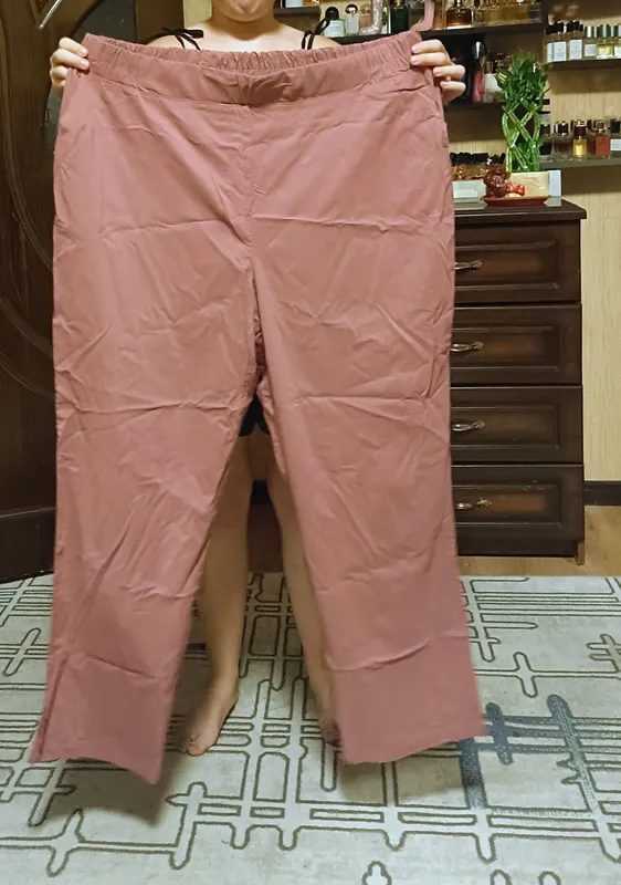 Широкие летние брюки на резинке,размер 66Plus Size 1 Широкие летние брюки на резинке,размер 66Plus Size 1
