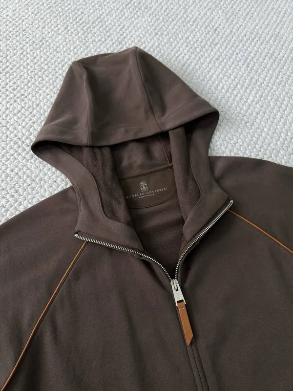BRUNELLO CUCINELLI ZIP HOODIE — фото 1 BRUNELLO CUCINELLI ZIP HOODIE — фото 1