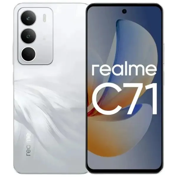 Смартфон Realme С71 8/128GB White (Белый) Смартфон Realme С71 8/128GB White (Белый)