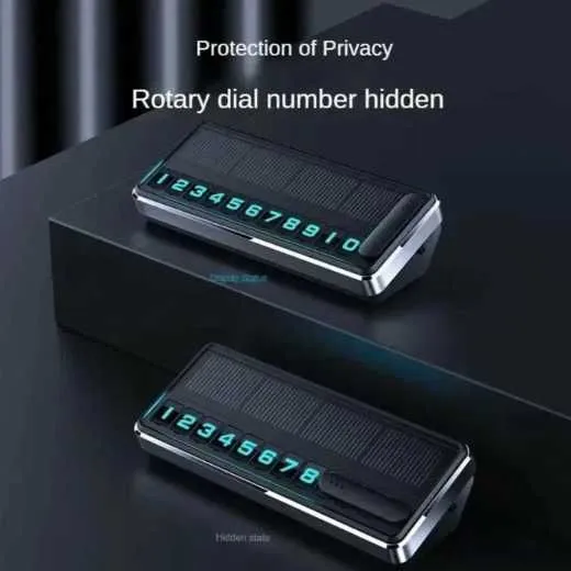 Солнечная LED табличка с номером телефона для автомобиля парковки.akm1 — фото 1