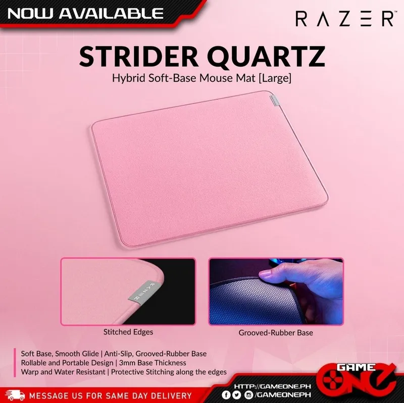 Коврик Razer STRIDER Large Quartz/450×400×3мм — фото 2