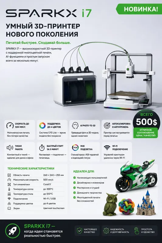 3D Принтер SPARKX i7