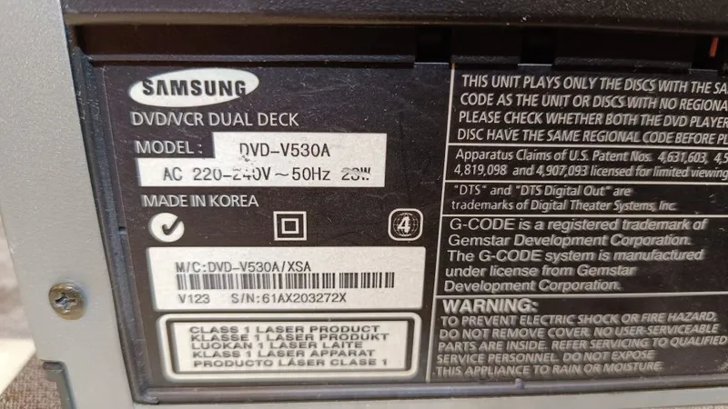 Проигрыватель DVD/VHC Samsung — фото 2