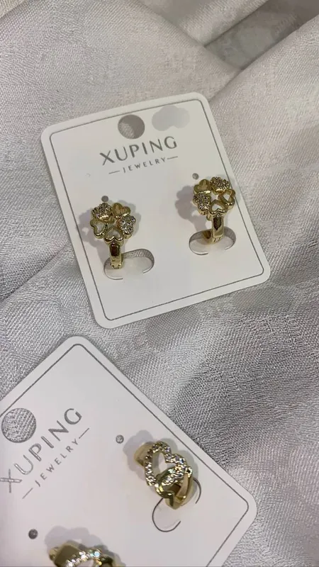 Серьги Xuping с гарантией 3 года 3