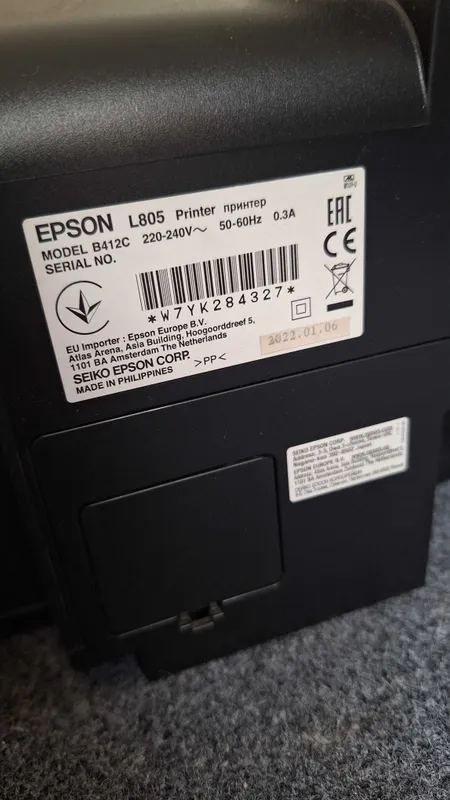 EPSON L805 sotiladi probeg 3515 ta dyuz 100% 5