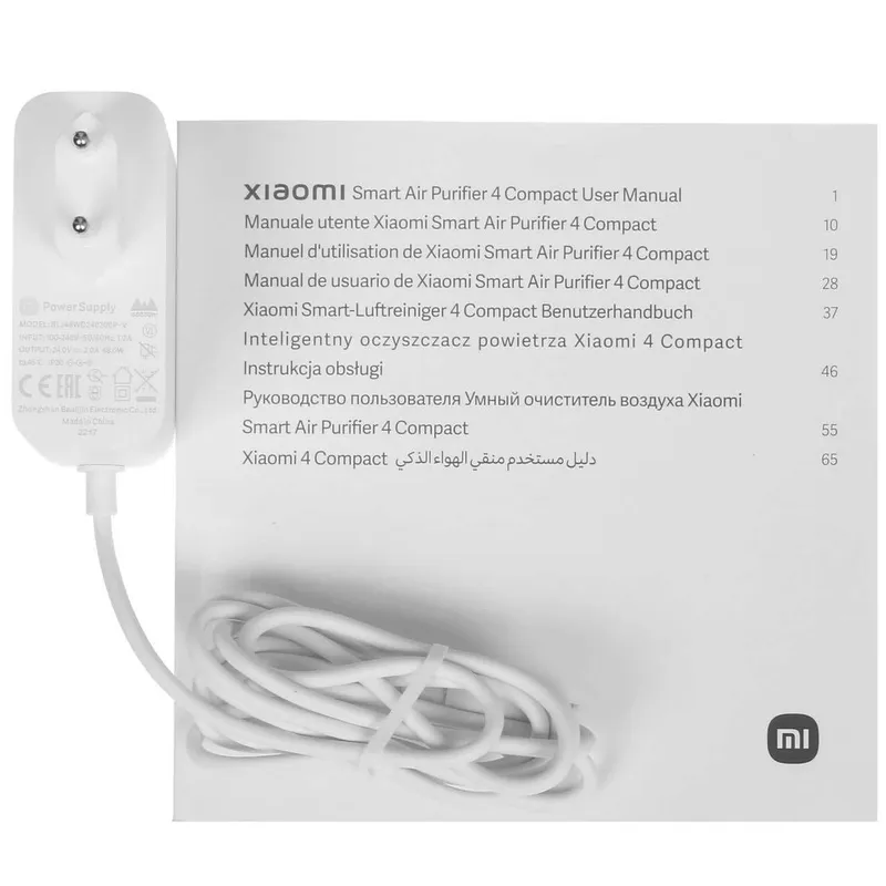 Очиститель воздуха Xiaomi Mi Air Purifier 4 Compact белый — фото 2