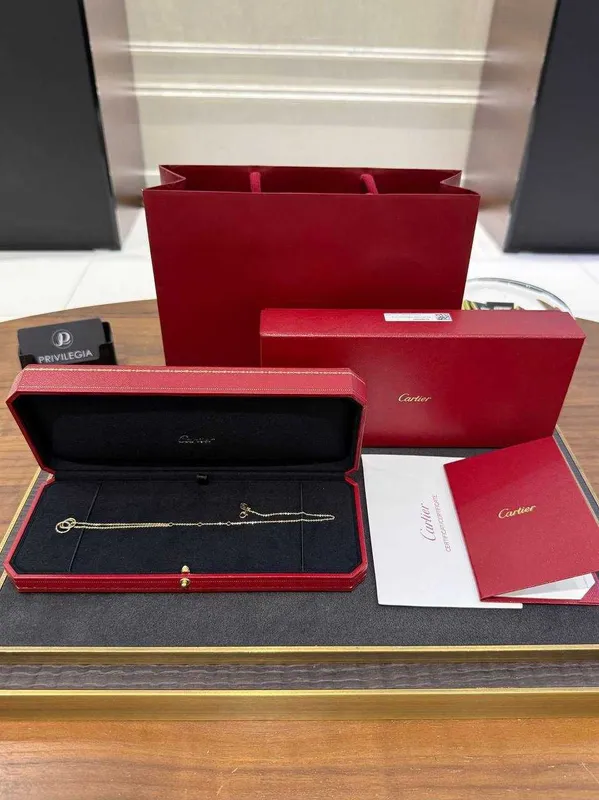 NEW Браслет Cartier Trinity на цепи — фото 2