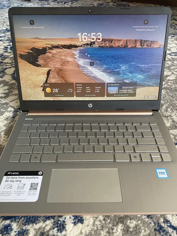 hp laptop 14(почти как новое) — фото 1