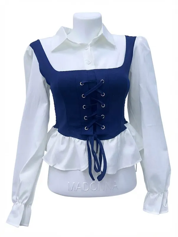 Korsetli bluzka 1