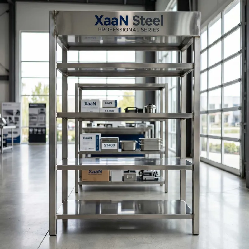 XaaN Steel: Stellaj Nerjaveyka / Стеллаж из нержавейки (усиленный) — фото 4