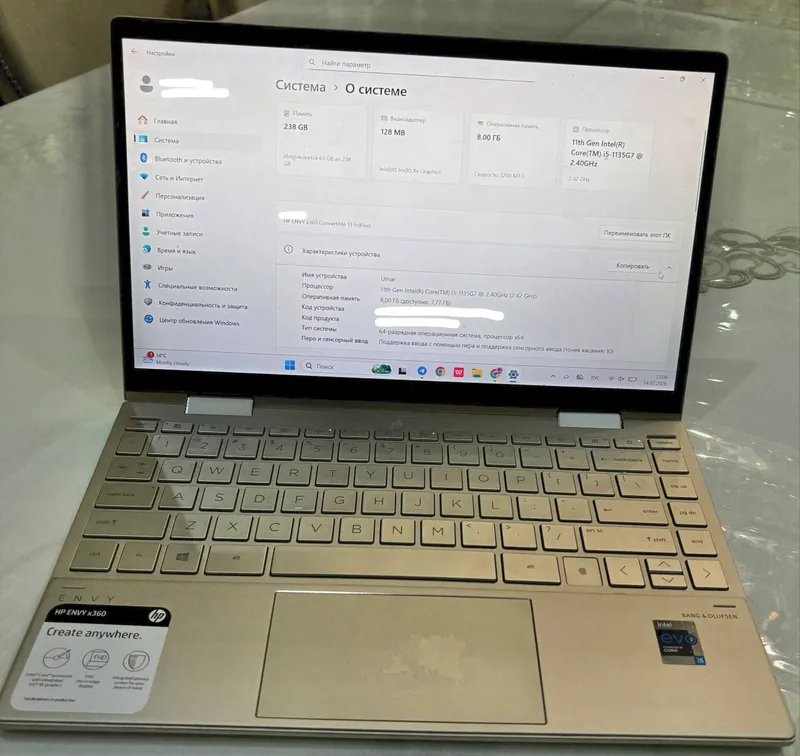 HP envy x 360 ноутбук — фото 3 HP envy x 360 ноутбук — фото 3