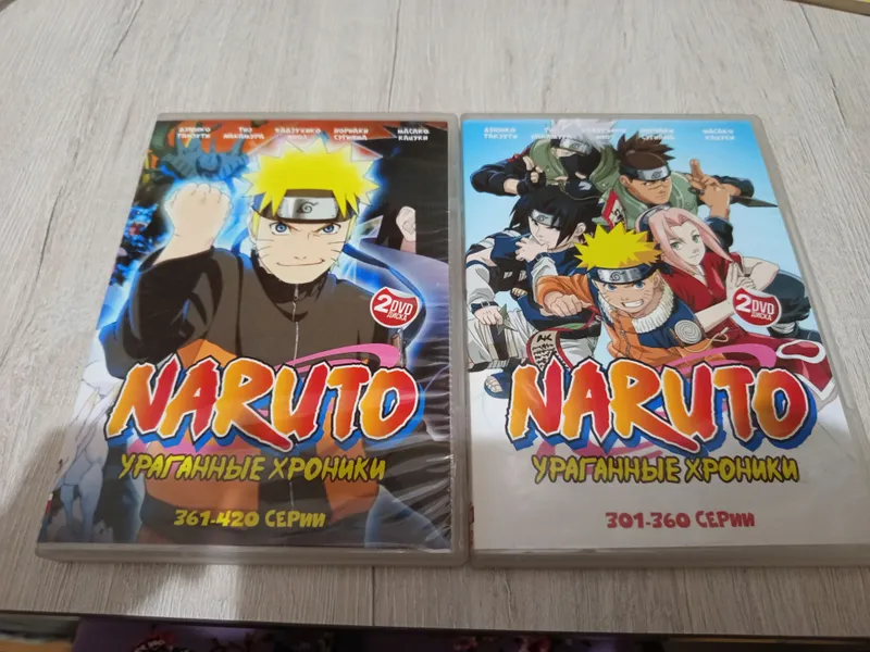 2 диска DVD Naruto, 1-я и 2-я часть 2 диска DVD Naruto, 1-я и 2-я часть