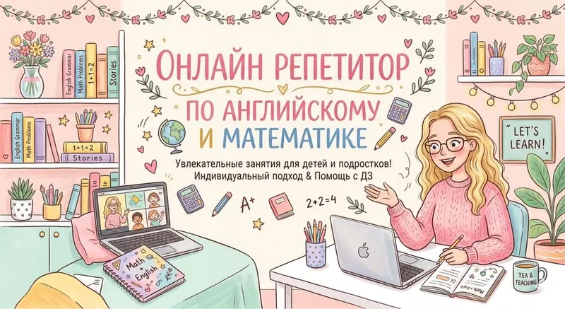Онлайн репетитор по математике и английскому