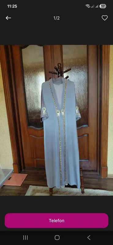 Abaya. ko'ylagi va ustida abayasi dvoyka