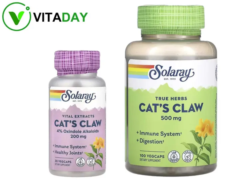 Solaray Cat's Claw кошачий коготь Cats Claw 1 Solaray Cat's Claw кошачий коготь Cats Claw 1