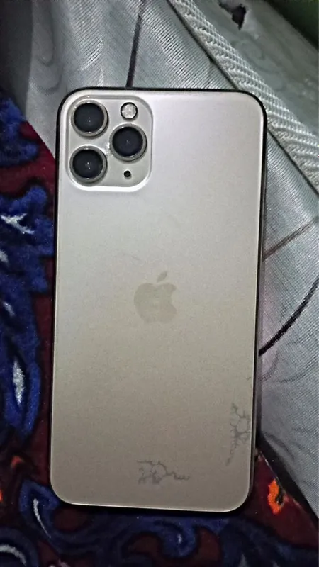 Iphone 11pro rangi gold ideal telefon