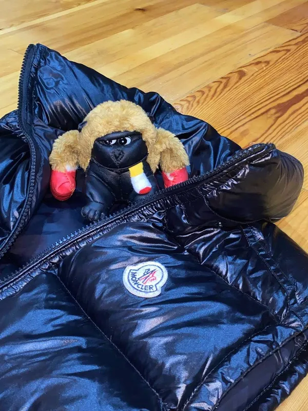 Жилет Moncler | Черный Глянец | Пуховик | Идеальное состояние — фото 1