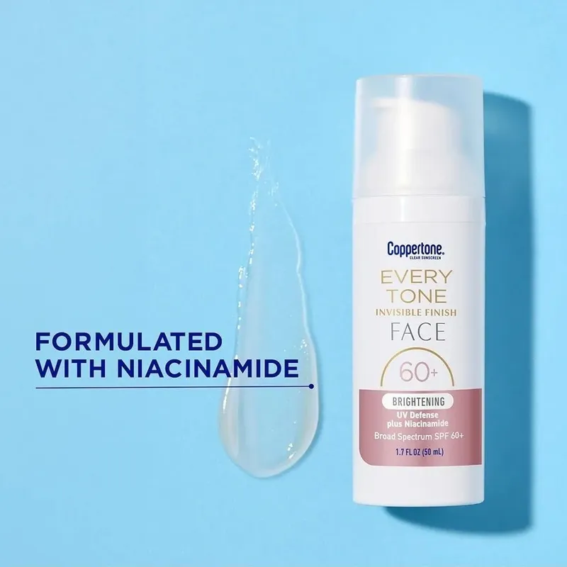 Coppertone Every Tone Invisible Finish Face SPF 60+ Brightening — фото 2