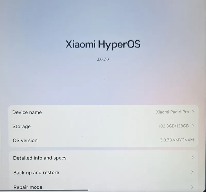 Планшет Redmi Pad 6 pro 3