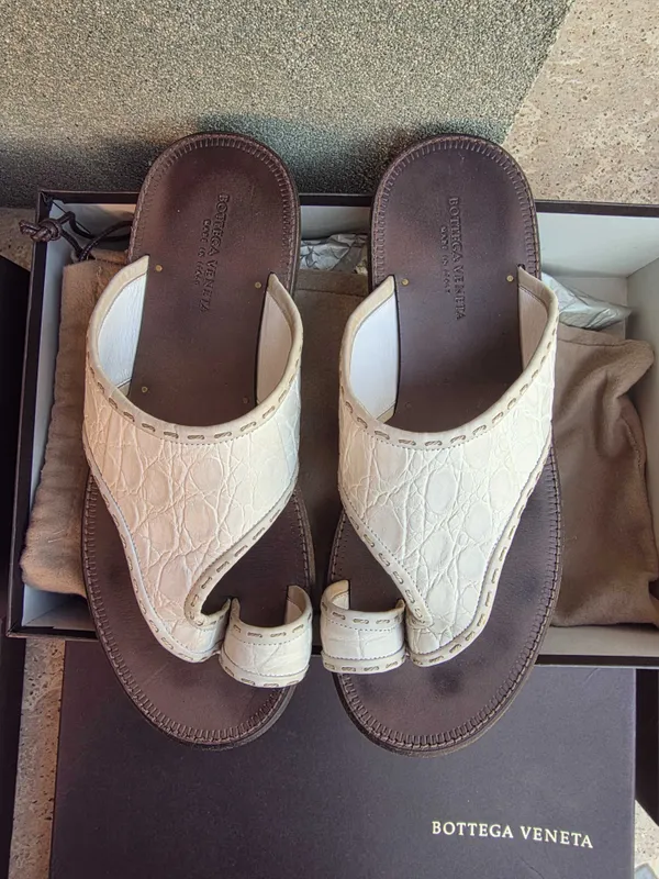 BOTTEGA VENETA сланцы оригинал аллигатор эксклюзив 6