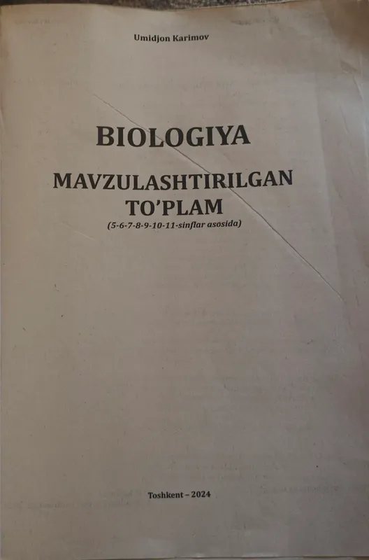 biologiya test 2 biologiya test 2