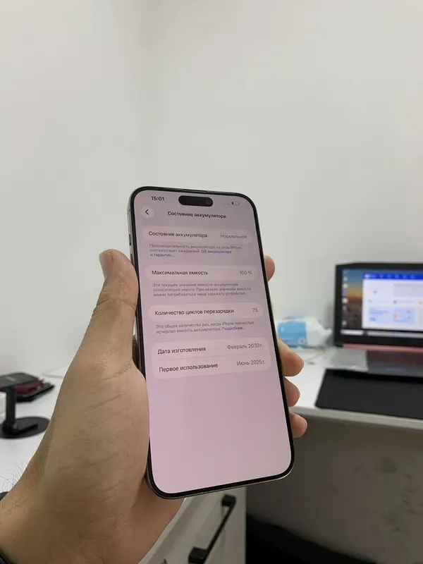 Iphone 15ProMax 256 GB 100% Natural — фото 5