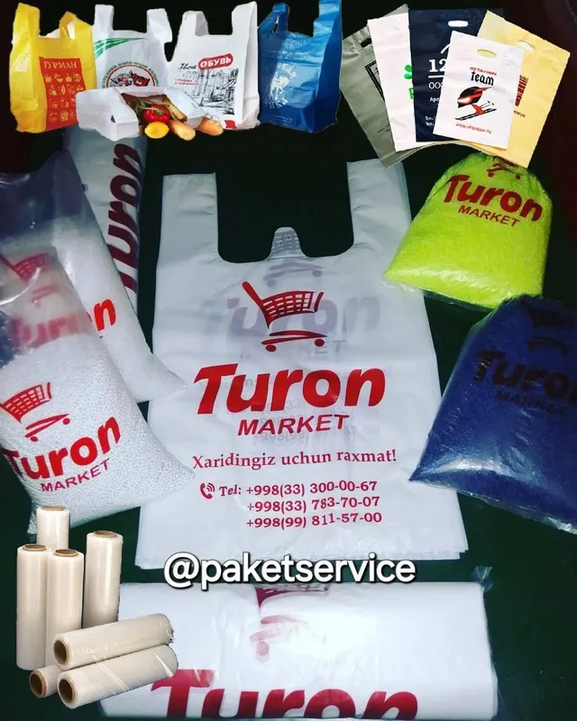 Paket ga logotipingizni chop etib beramiz sifatli