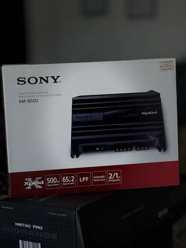 Teyes by sony 2х канальный усилитель 2.65 модель N502