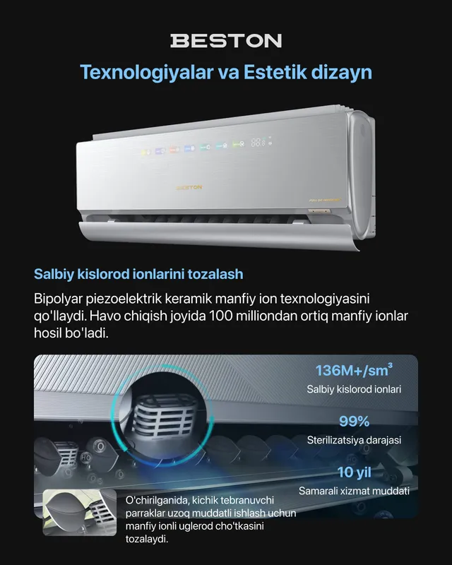 Beston konditsionerlari 10 yil kafolat 3