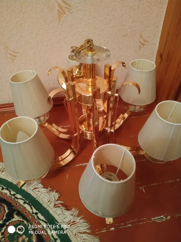 Люстра 6 плафонов. — фото 1