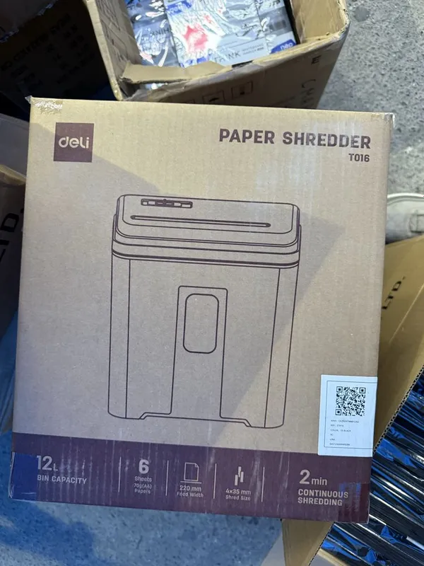 Shredder T016 deli ( уничтожитель документов Т016 deli ) — фото 3