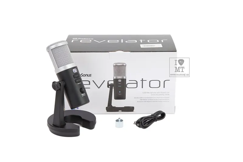 Presonus Revelator USB-C microphone, поп-фильтр и стойка в подарок 1 Presonus Revelator USB-C microphone, поп-фильтр и стойка в подарок 1
