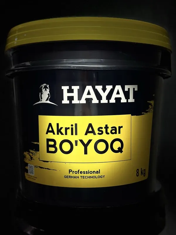 HAYAT emultsa kraska gruntovka barcha maxsulotlari mavjud 4