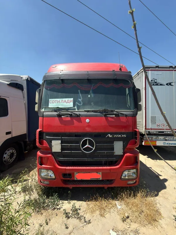 Mercedes-Benz Actros + Tramp Trail Прицеп Сотилади — фото 2
