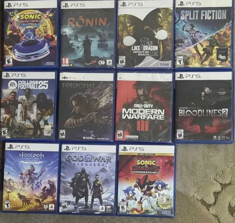 Playstation 5 games Диски