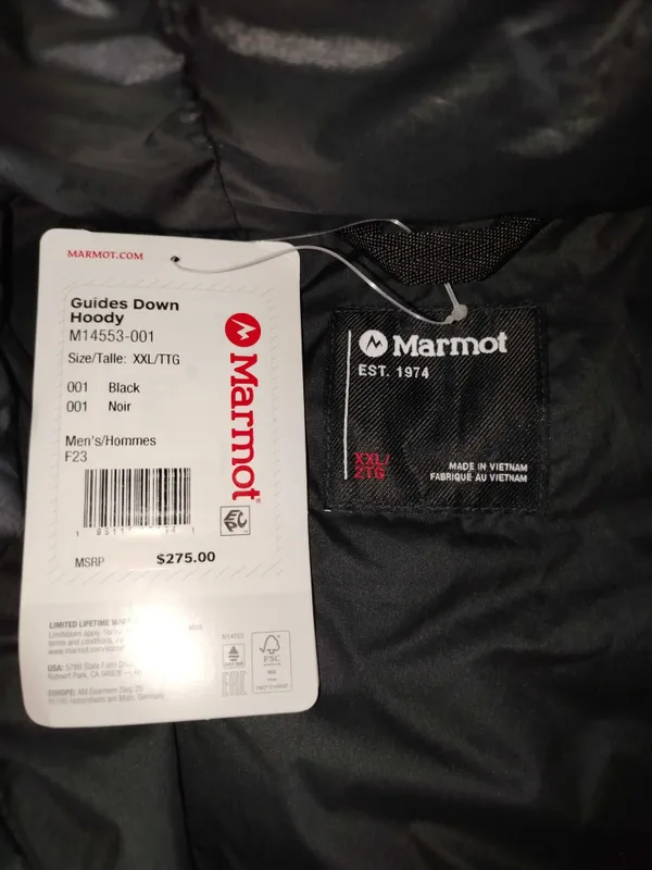 Пуховик Marmot, The North Face 3