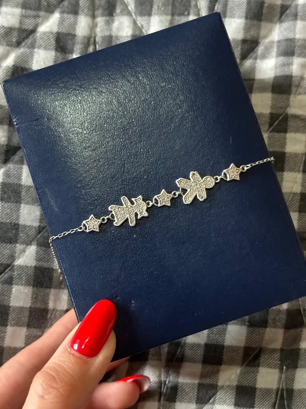 Серебряный браслет, игрушка в подарок — фото 5